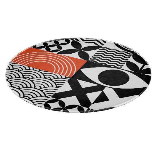 Modern Abstract: Artistiek Design Canvas. Snijplank (Hoek)