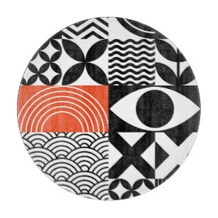 Modern Abstract: Artistiek Design Canvas. Snijplank