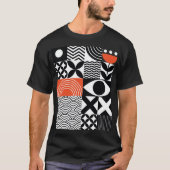 Modern Abstract: Artistiek Design Canvas. T-shirt (Voorkant)