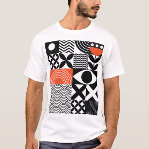 Modern Abstract: Artistiek Design Canvas. T-shirt