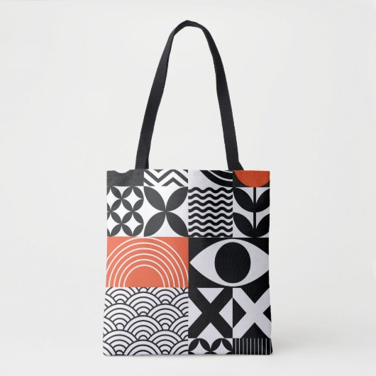 Modern Abstract: Artistiek Design Canvas. Tote Bag (Voorkant)