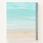Modern Abstract Beach Dream Journal Notitieboek (Achterkant)
