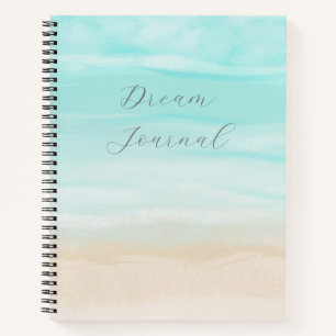 Modern Abstract Beach Dream Journal Notitieboek