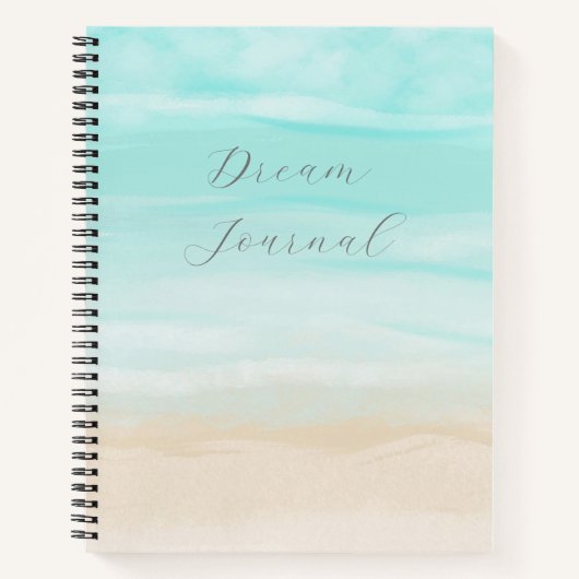 Modern Abstract Beach Dream Journal Notitieboek (Voorkant)