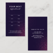 Modern Abstract Beauty Afspraakkaart Afsprakenkaartje (Voorkant / Achterkant)