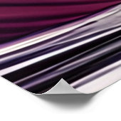 Modern Abstract berglandschap minimalistisch Poster (Hoek)