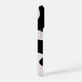 Modern Abstract Black Blob Pattern Phone Case  iPhone Hoesje (Rechterkant)