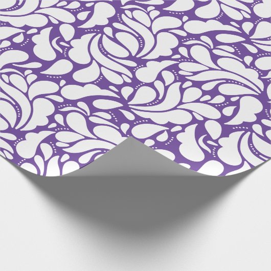 Modern abstract bladpatroon cadeaupapier (Hoek)