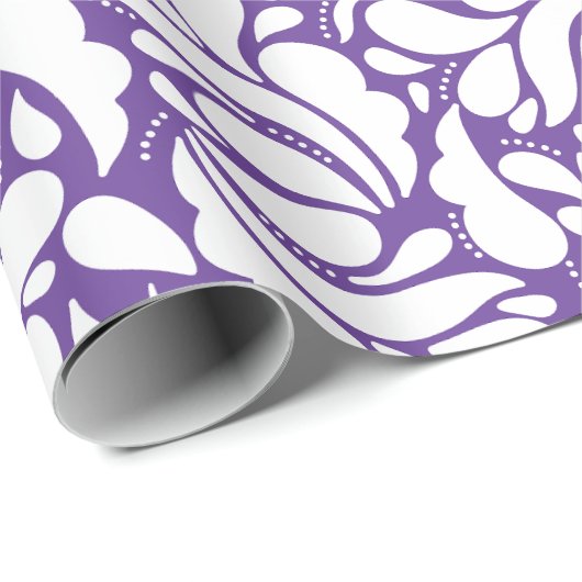 Modern abstract bladpatroon cadeaupapier (Rol Hoek)