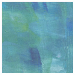 Modern Abstract blauw groen schilderen Stof
