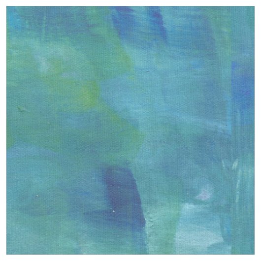 Modern Abstract blauw groen schilderen Stof (Close Up)