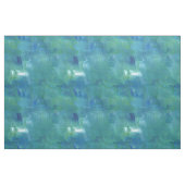 Modern Abstract blauw groen schilderen Stof (Fat Quarter)
