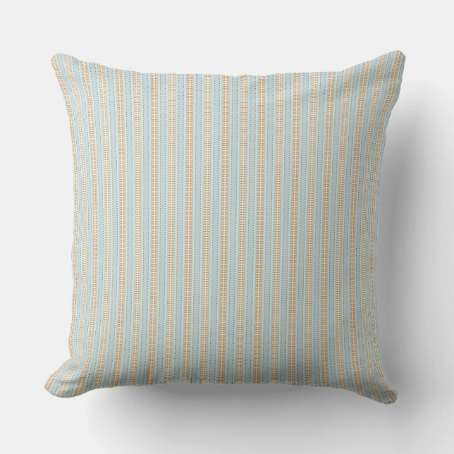 modern abstract blauw kussen (Voorkant)