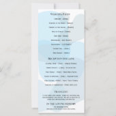 Modern Abstract blauw minimalistische artistieke b (Achterkant)