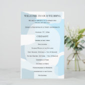 Modern Abstract blauw minimalistische artistieke b (Staand voorkant)