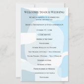 Modern Abstract blauw minimalistische artistieke b (Voorkant)