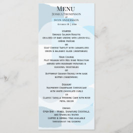 Modern Abstract blauw minimalistische artistieke b Menu