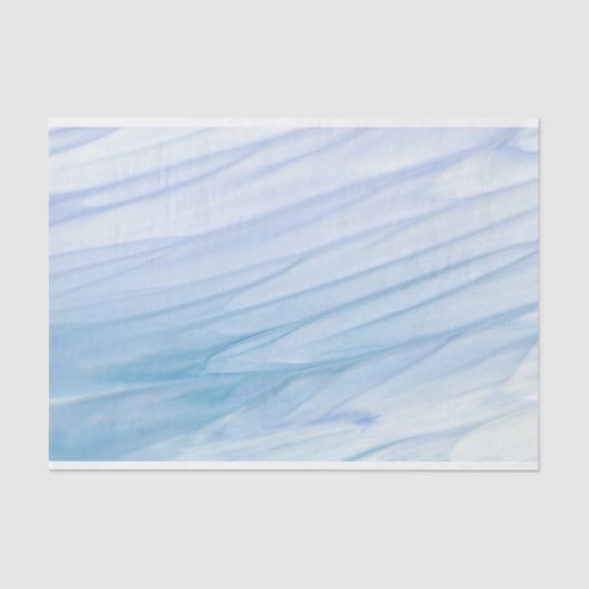 Modern Abstract blauw ombre Waterverf Patroon Tissuepapier (Voorkant)