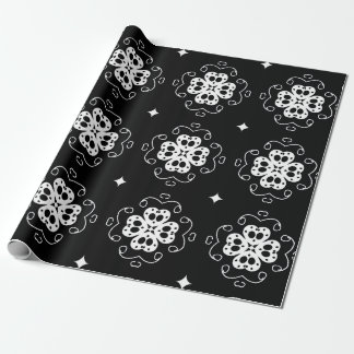 Modern abstract bloemencapier cadeaupapier
