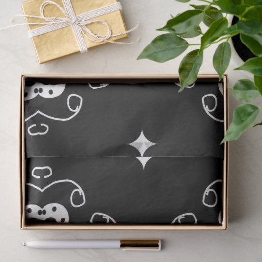 Modern abstract Bloementissuepapier Tissuepapier (Geschenk)