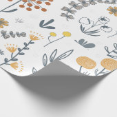 Modern Abstract bloemig naadloos patroon Cadeaupapier (Hoek)