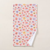 Modern Abstract Bloemmotief Bad Handdoek (Handdoek)