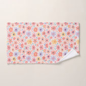 Modern Abstract Bloemmotief Bad Handdoek (Handdoek)