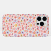 Modern Abstract Bloemmotief iPhone Hoesje (Achterkant horizontaal)