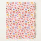 Modern Abstract Bloemmotief Planner (Achterkant)
