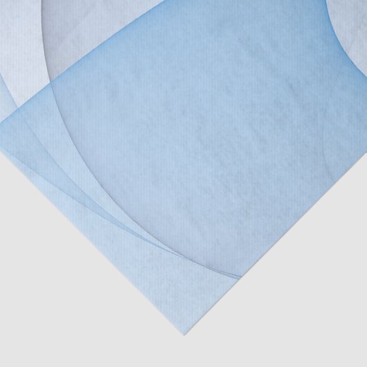 Modern Abstract Blue Gray Fractal Art Graphic Tissuepapier (Detail)