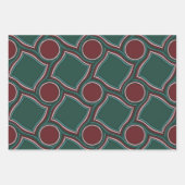 Modern Abstract Bohemiaans gebarentaal Inpakpapier Vel (Voorkant 2)