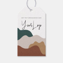 Modern Abstract Boho Business Clohing Hang Label