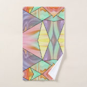 Modern Abstract boho Marble Art Bad Handdoek (Handdoek)