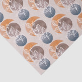 Modern Abstract Boho Plant Foliage Artwork Tissuepapier (Detail)