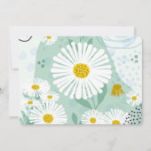 Modern Abstract Botanical Seaside Daisy Kaart (Voorkant)