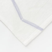 Modern Abstract botanisch blad Fleece Deken (Hoek)