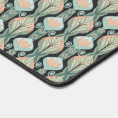 Modern Abstract botanisch monogrampatroon Bureaumat (Hoek)