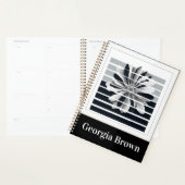 Modern Abstract botanische bloemcontemporain Planner (Display)
