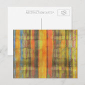 Modern Abstract Briefkaart (Voorkant / Achterkant)