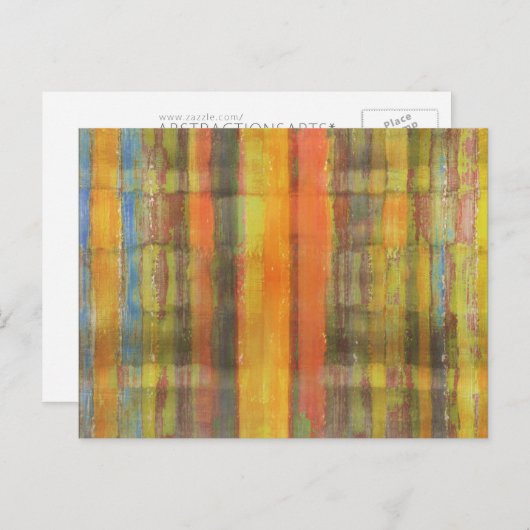 Modern Abstract Briefkaart (Voorkant / Achterkant)