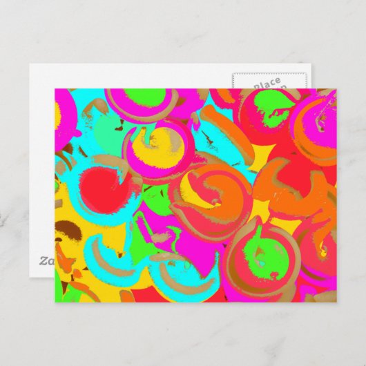 Modern Abstract Briefkaart (Voorkant / Achterkant)