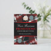 Modern Abstract Briefkaart voor speciale acties vo (Staand voorkant)