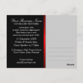 Modern Abstract Briefkaart voor speciale acties vo (Achterkant)