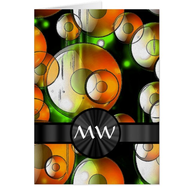 Modern abstract bubbelpatroon (Voorkant)
