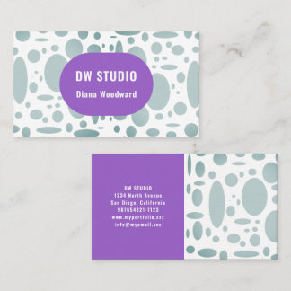 Modern Abstract Business Card Visitekaartje