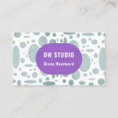 Modern Abstract Business Card Visitekaartje (Voorkant)