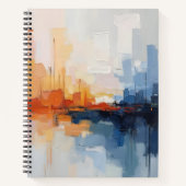 Modern Abstract Business Notebook – Corporate Gift Notitieboek (Voorkant)