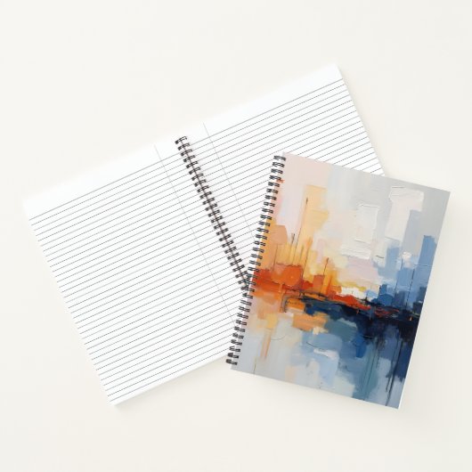 Modern Abstract Business Notebook – Corporate Gift Notitieboek (Binnen)