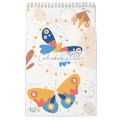 Modern Abstract Butterflies Photo Calendar 2026 Kalender (Hoes)