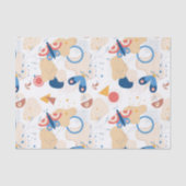 Modern Abstract Butterflies Tissuepapier (Voorkant)